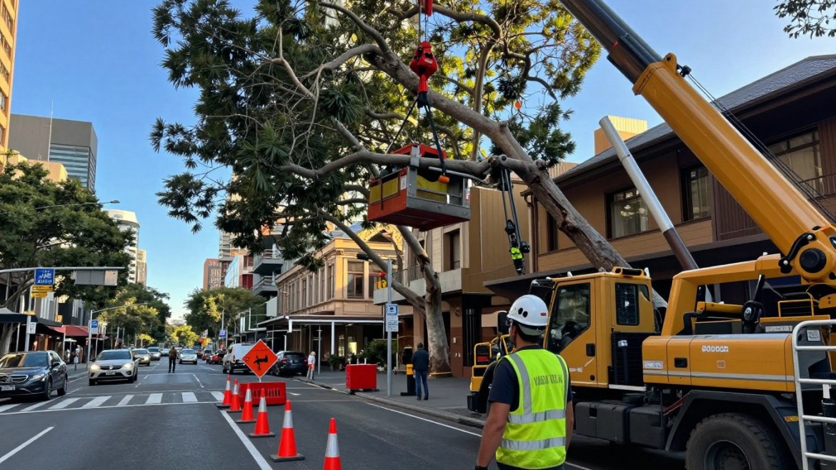 How much does tree removal cost in Sydney (incl. crane & traffic control)?