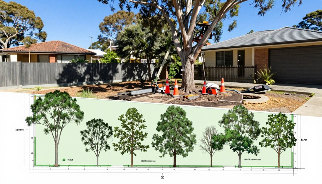 Tree Removal Sydney site plan example
